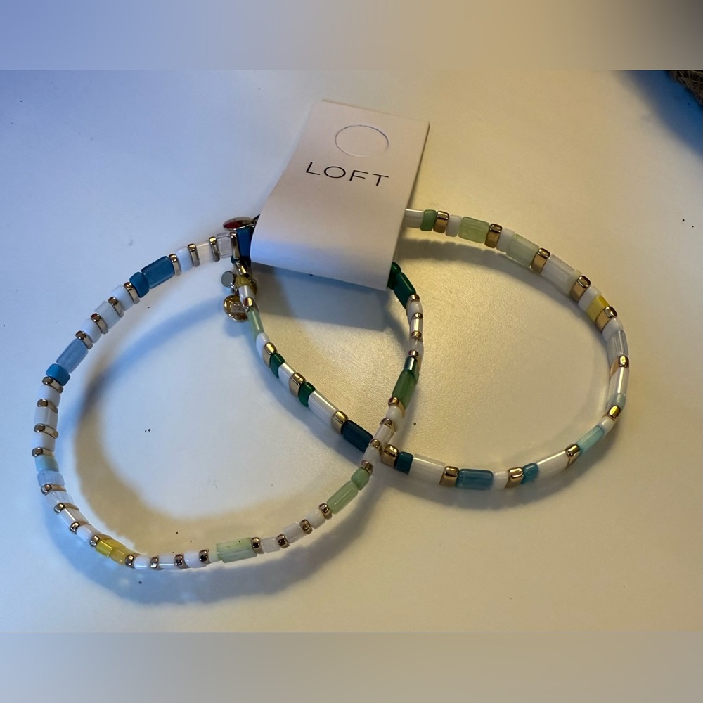 LOFT Multicolor Beaded Bracelet Set
